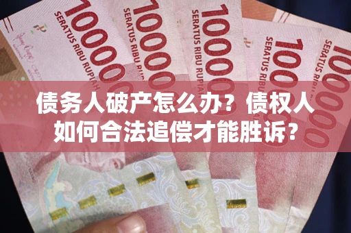 北京债务人破产怎么办？债权人如何合法追偿才能胜诉？