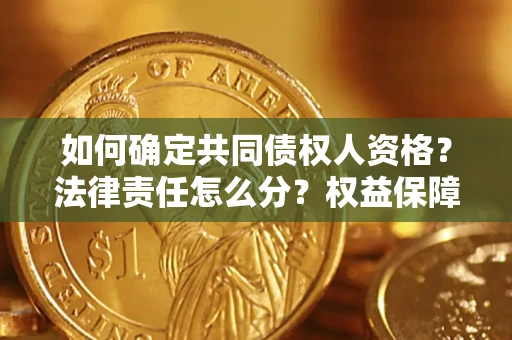 北京如何确定共同债权人资格？法律责任怎么分？权益保障技巧揭秘！