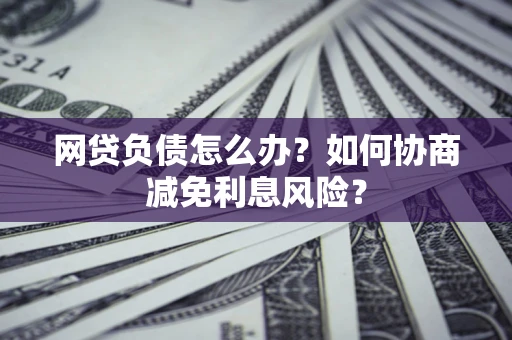 北京网贷负债怎么办？如何协商减免利息风险？