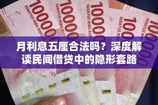 北京月利息五厘合法吗？深度解读民间借贷中的隐形套路