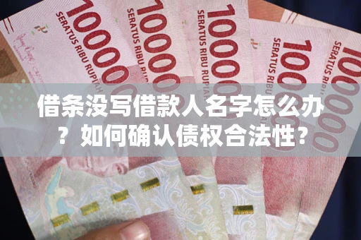 北京借条没写借款人名字怎么办？如何确认债权合法性？