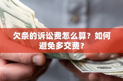 北京欠条的诉讼费怎么算？如何避免多交费？