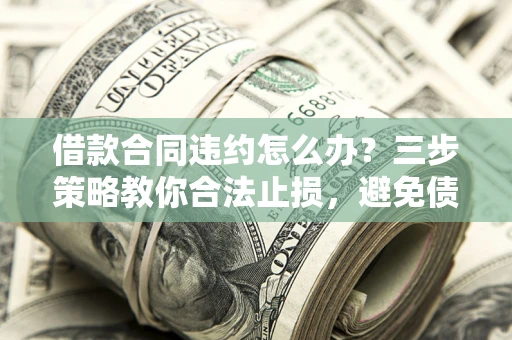 北京借款合同违约怎么办？三步策略教你合法止损，避免债务危机升级