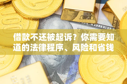 北京借款不还被起诉？你需要知道的法律程序、风险和省钱技巧