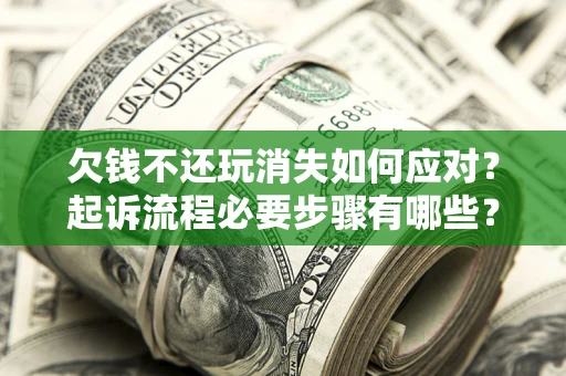 北京欠钱不还玩消失如何应对？起诉流程必要步骤有哪些？