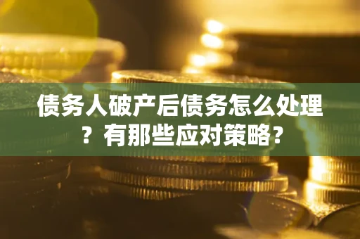 北京债务人破产后债务怎么处理？有那些应对策略？